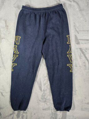 Vintage 1990s/Y2K Distressed M.J. Soffe U.S. Navy Originals Sweatpants (Small)